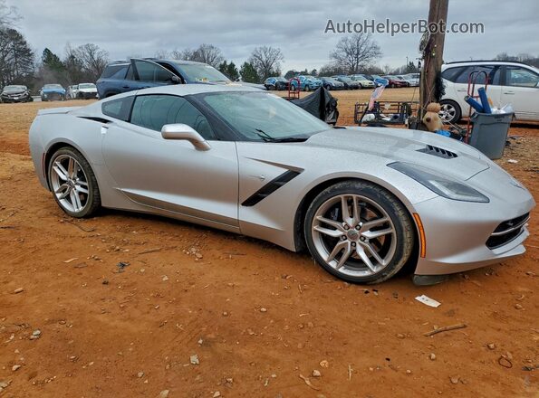 1G1YM2D79H5118078 2017 CHEVROLET CORVETTE Silver Przód prawy