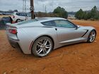 2017 Chevrolet Corvette Stingray Z51 3lt Silver vin: 1G1YM2D79H5118078