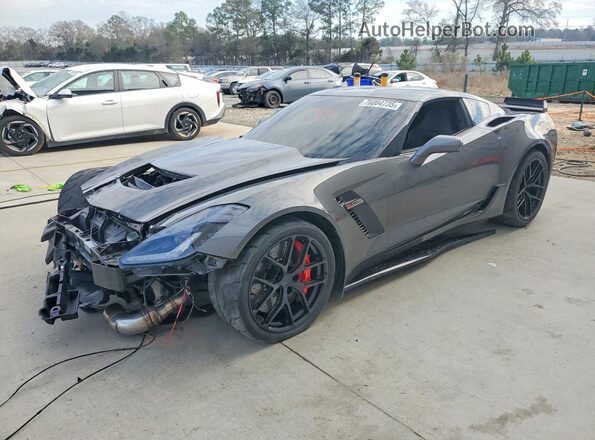 1G1YR2D63G5607499 2016 CHEVROLET CORVETTE Gray Przód lewy