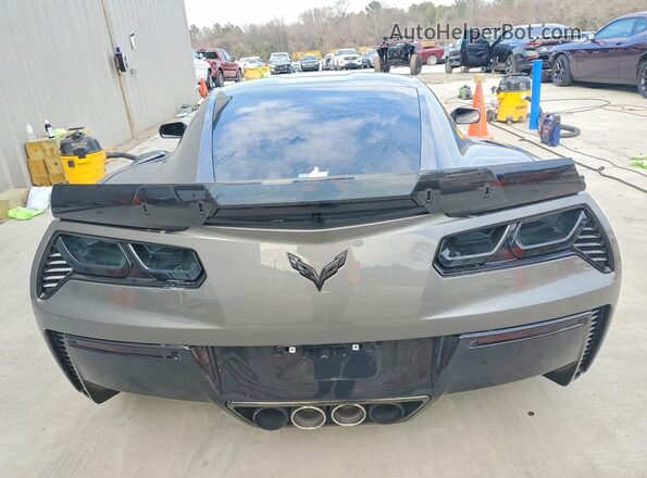 1G1YR2D63G5607499 2016 CHEVROLET CORVETTE Gray Widok z tyłu