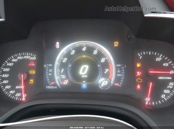 1G1YU2D65G5600374 2016 CHEVROLET CORVETTE Белый Вид задних сидений
