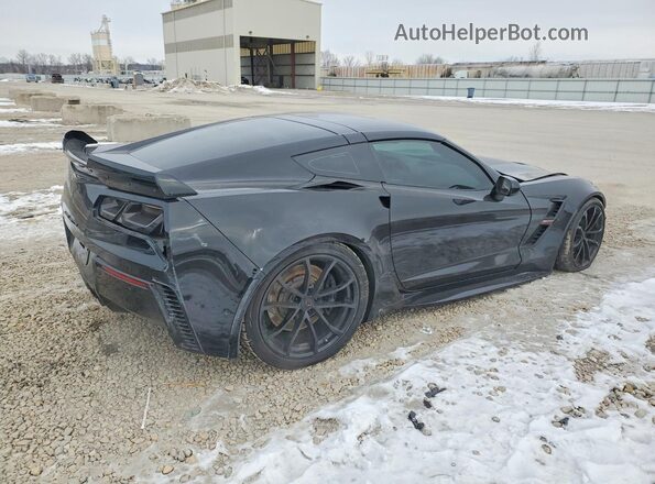 1G1YY2D78J5101038 2018 CHEVROLET CORVETTE Черный Задняя правая четверть