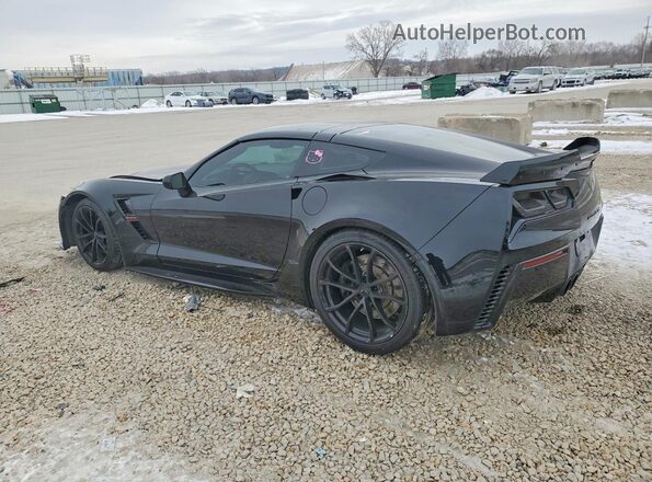 1G1YY2D78J5101038 2018 CHEVROLET CORVETTE Черный Задняя левая четверть