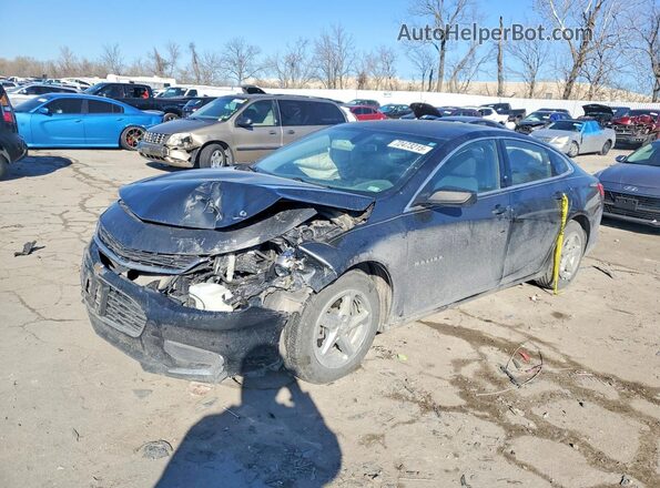 1G1ZB5ST2HF209666 2017 CHEVROLET MALIBU Серый Передняя левая четверть