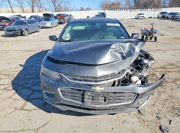 1G1ZB5ST2HF209666 2017 CHEVROLET MALIBU Серый Вид спереди