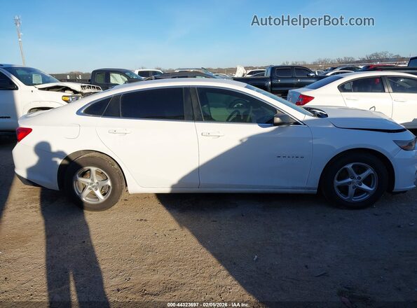 1G1ZB5ST5JF242053 2018 CHEVROLET MALIBU Белый Вид задней части салона