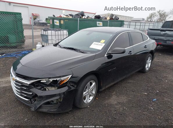1G1ZB5ST7KF121882 2019 CHEVROLET MALIBU Black წინა მარცხენა ხედი სამი მეოთხედიდან