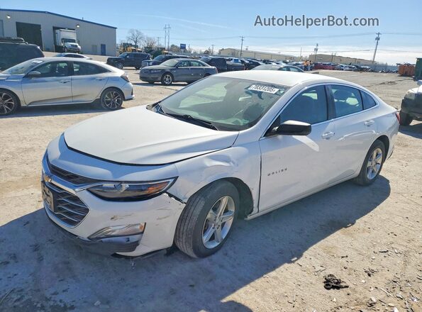 1G1ZC5ST1KF210957 2019 CHEVROLET MALIBU Белый Передняя левая четверть