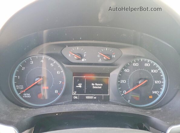 1G1ZC5ST1KF210957 2019 CHEVROLET MALIBU Белый Вид щитка приборов