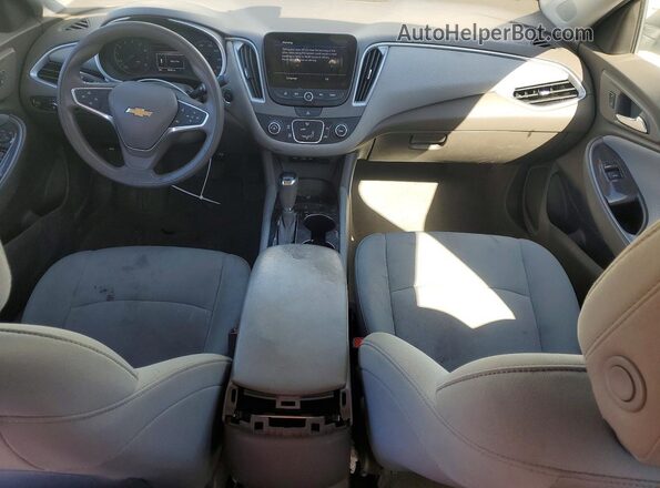 1G1ZC5ST1KF210957 2019 CHEVROLET MALIBU Белый Вид панели приборов
