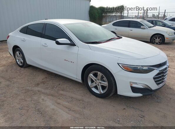 1G1ZC5ST2LF136448 2020 CHEVROLET MALIBU Белый Передняя правая четверть