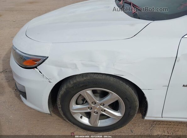 1G1ZC5ST2LF136448 2020 CHEVROLET MALIBU Белый Вид спереди