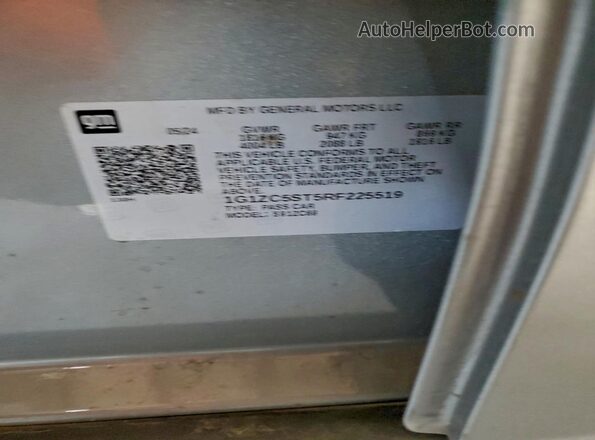 1G1ZC5ST5RF225519 2024 CHEVROLET MALIBU Серый Вид наклейки с VIN-кодом