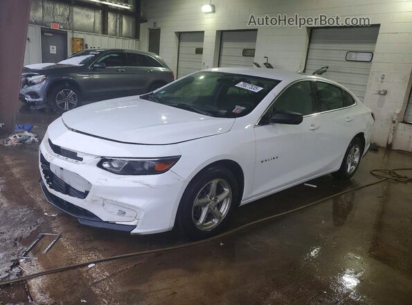 1G1ZC5ST6HF256759 2017 CHEVROLET MALIBU Белый Передняя левая четверть