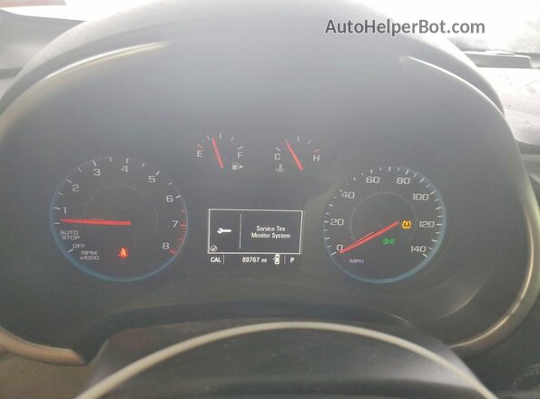 1G1ZC5ST6HF256759 2017 CHEVROLET MALIBU Белый Вид щитка приборов