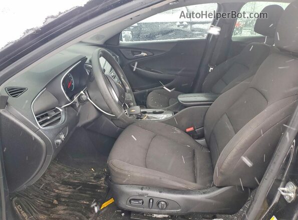 1G1ZD5ST1KF183322 2019 CHEVROLET MALIBU Черный Вид салона спереди