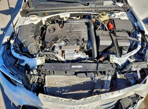 1G1ZD5ST3JF127705 2018 CHEVROLET MALIBU Белый Вид задней части салона