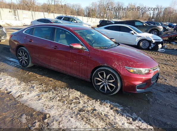 1G1ZD5ST3JF208221 2018 CHEVROLET MALIBU Бордовый Передняя правая четверть