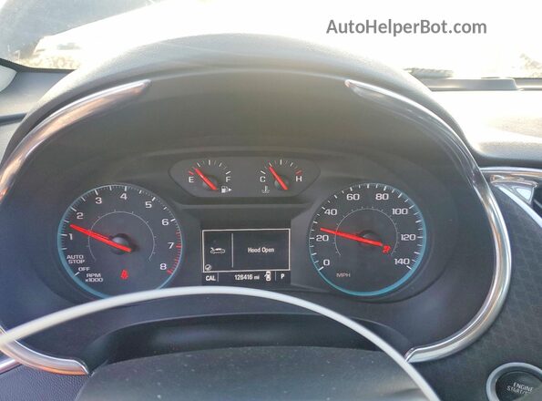 1G1ZD5ST3KF222072 2019 CHEVROLET MALIBU Blue ხელსაწყოთა პანელის ხედი