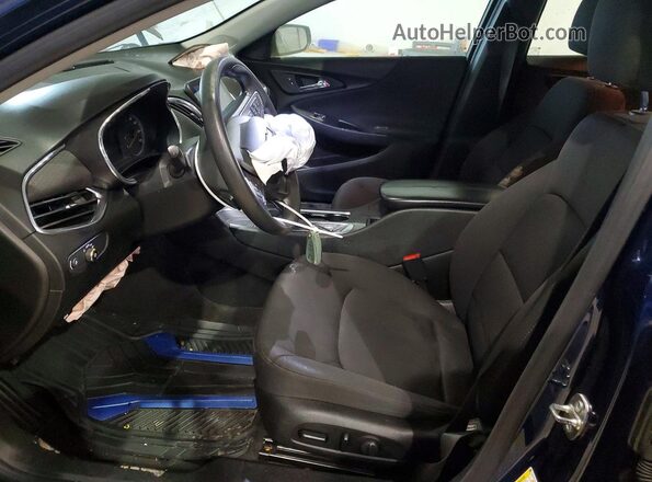 1G1ZD5ST3KF222072 2019 CHEVROLET MALIBU Blue წინა სალონის ხედი