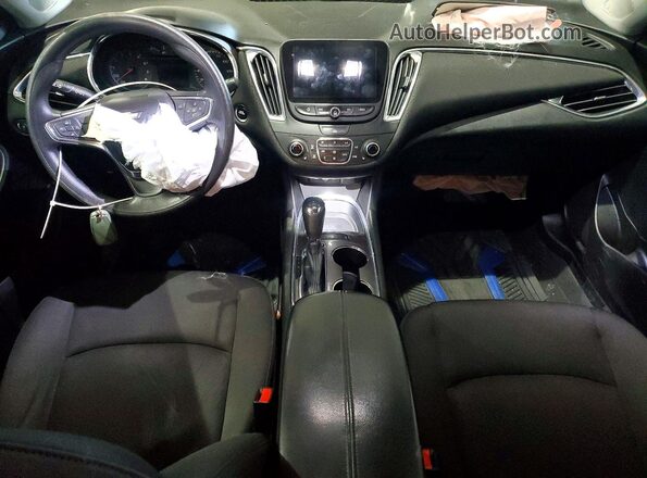 1G1ZD5ST3KF222072 2019 CHEVROLET MALIBU Blue წინა პანელის ხედი