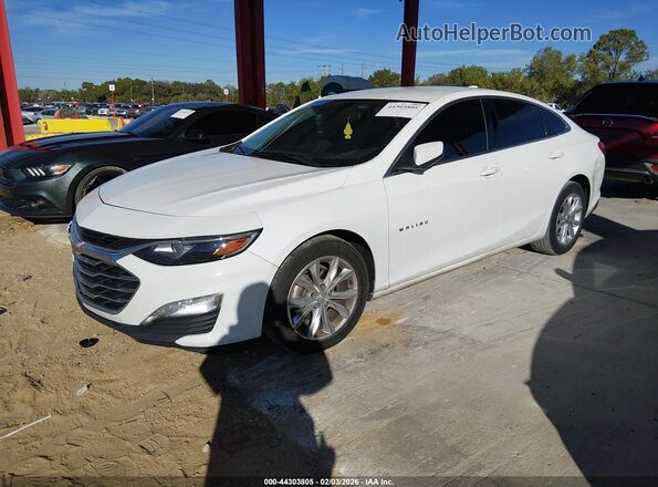 1G1ZD5ST4KF163856 2019 CHEVROLET MALIBU Белый Передняя левая четверть