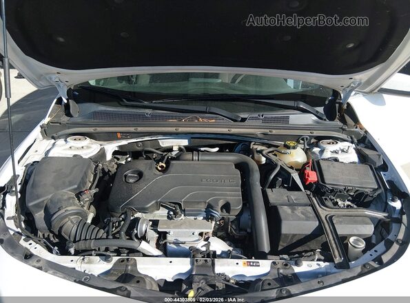 1G1ZD5ST4KF163856 2019 CHEVROLET MALIBU Белый Вид сзади