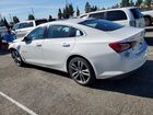 2021 Chevrolet Malibu Lt White vin: 1G1ZD5ST4MF066997