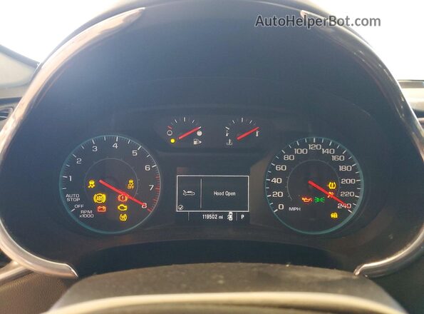 1G1ZD5ST5KF104329 2019 CHEVROLET MALIBU Желто-коричневый Вид щитка приборов