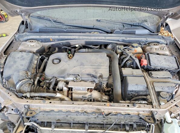 1G1ZD5ST5KF104329 2019 CHEVROLET MALIBU Желто-коричневый Вид задней части салона