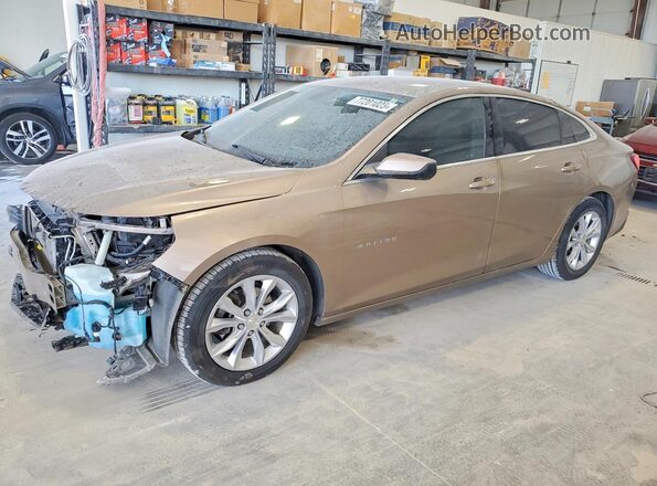1G1ZD5ST5KF104329 2019 CHEVROLET MALIBU Желто-коричневый Передняя левая четверть
