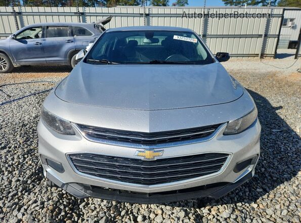 1G1ZD5ST7JF237396 2018 CHEVROLET MALIBU Серебряный Вид спереди