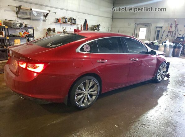 1G1ZH5SX7GF202227 2016 CHEVROLET MALIBU Red Tył prawy