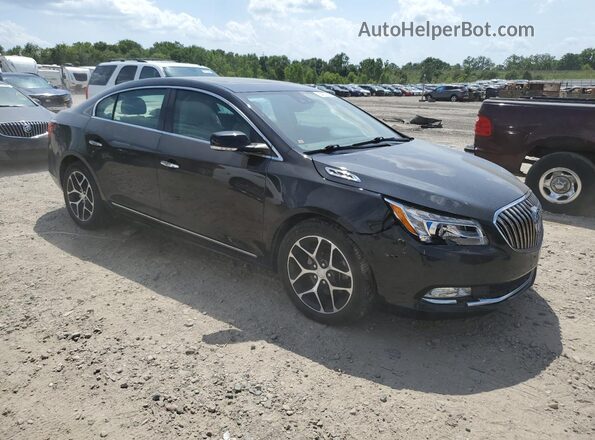 1G4G45G35GF267122 2016 BUICK LACROSSE Black Przód prawy
