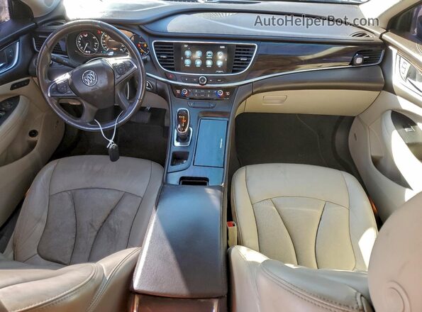 1G4ZP5SS2HU179821 2017 BUICK LACROSSE Gray წინა პანელის ხედი