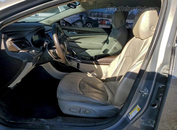 1G4ZP5SS2HU179821 2017 BUICK LACROSSE Gray წინა სალონის ხედი