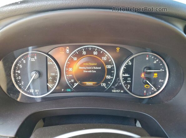 1G4ZP5SS2HU179821 2017 BUICK LACROSSE Gray ხელსაწყოთა პანელის ხედი