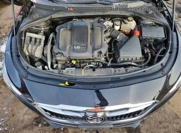 1G4ZP5SS8HU179399 2017 BUICK LACROSSE Черный Вид задней части салона