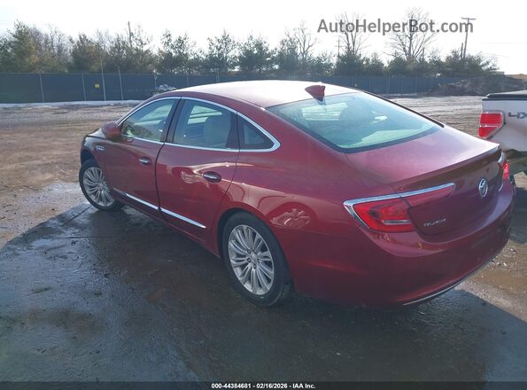 1G4ZP5SZXJU135116 2018 BUICK LACROSSE Красный Задняя левая четверть