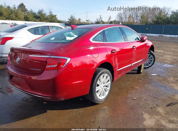 1G4ZP5SZXJU135116 2018 BUICK LACROSSE Красный Задняя правая четверть
