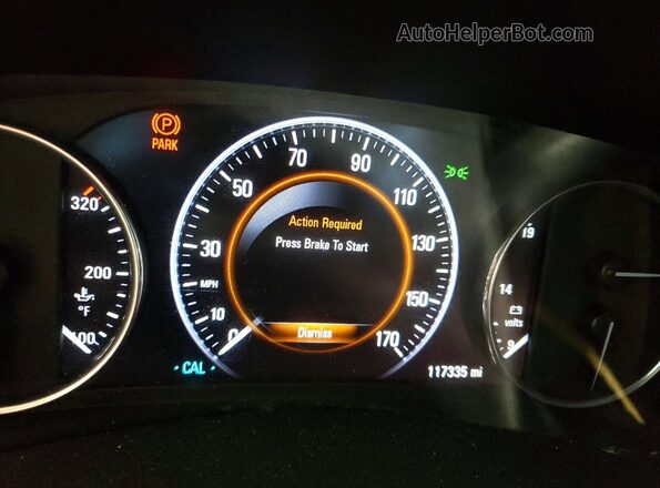 1G4ZV5SS3KU105594 2019 BUICK LACROSSE Белый Вид щитка приборов