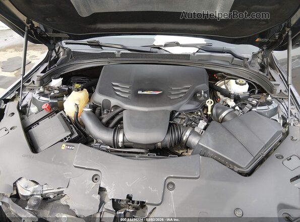 1G6AN5SY4G0141849 2016 CADILLAC ATS-V Gray უკანა ხედი