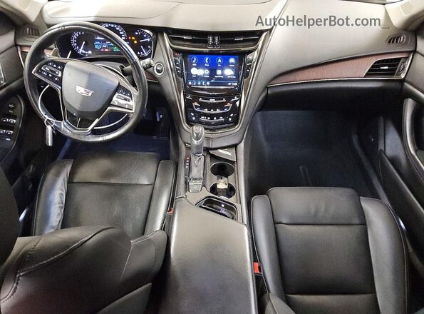 1G6AR5SX7H0195658 2017 CADILLAC CTS Белый Вид панели приборов