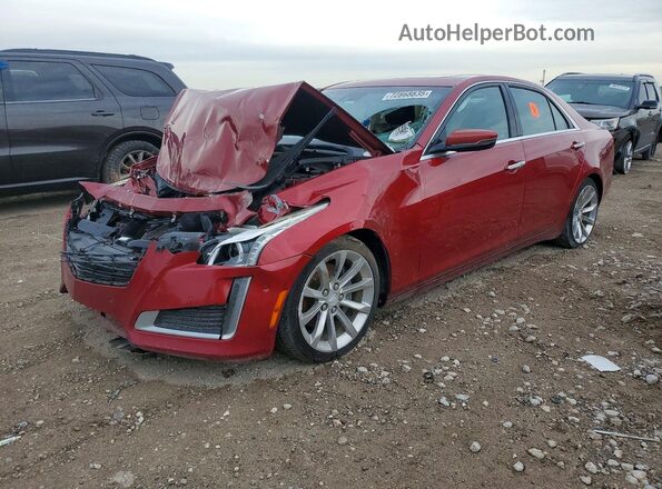 1G6AT5SS8G0161703 2016 CADILLAC CTS Красный Передняя левая четверть