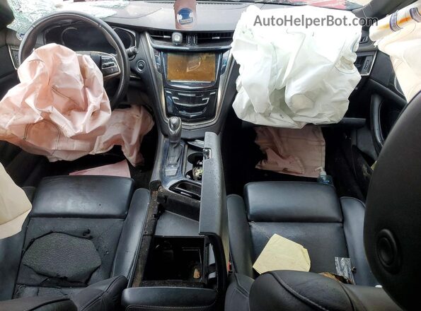 1G6AT5SS8G0161703 2016 CADILLAC CTS Красный Вид панели приборов