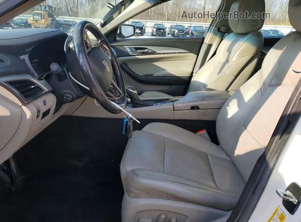 1G6AW5SX0H0170870 2017 CADILLAC CTS Белый Вид салона спереди
