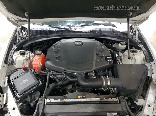 1G6AX5SS8H0216625 2017 CADILLAC CTS Белый Вид задней части салона