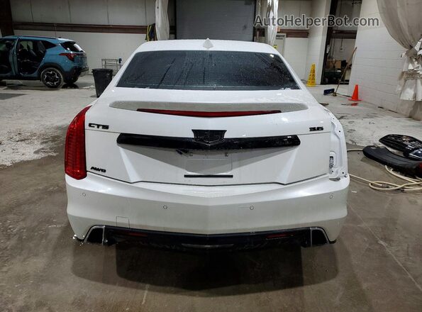 1G6AX5SS8H0216625 2017 CADILLAC CTS Белый Вид сзади