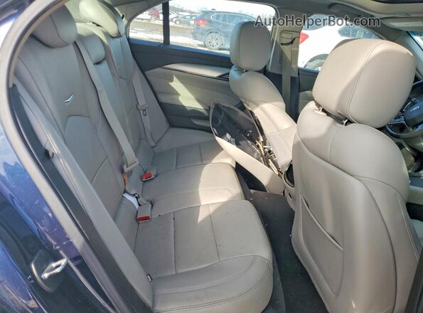 1G6AX5SX1J0159511 2018 CADILLAC CTS Blue Widok tylnych siedzeń
