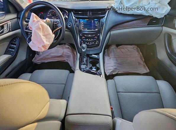 1G6AX5SX2G0122427 2016 CADILLAC CTS Черный Вид панели приборов